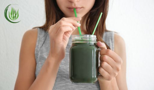 Spirulina-fogyasztás